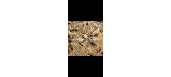 لوحة طاولة الزهر المنحوتة الفاخرة - 8