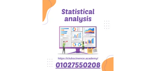 خدمة التحليل الإحصائي بأعلى جودة من أكاديمية النادي العلمي — 01027550208