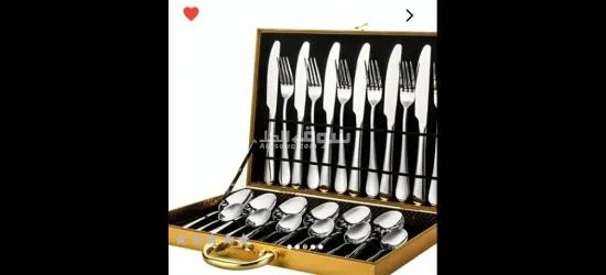 ملاعق فاخره فولاذيه ضد الصدا - 2