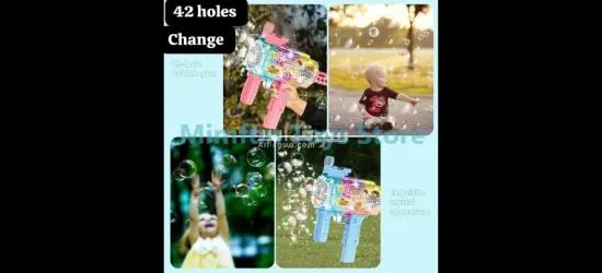 مسدس الفقاعات.للاطفال