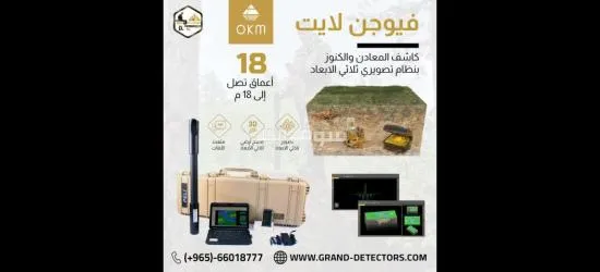 فيوجن لايت جهاز كشف الذهب والمعادن ثلاثى الابعاد - 1