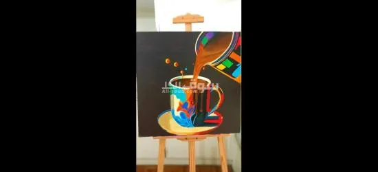 لوحة رسم يدوي ديكور