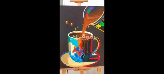 لوحة رسم يدوي ديكور - 2