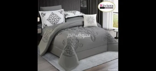 فرصه رائعه طقم ديباج رويال ساده ٦ قطع نفرين صيفي  قطن مايكرو - 3