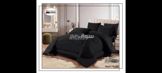 فرصه رائعه طقم ديباج رويال ساده ٦ قطع نفرين صيفي  قطن مايكرو - 11