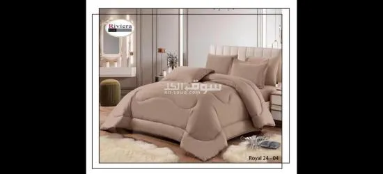 فرصه رائعه طقم ديباج رويال ساده ٦ قطع نفرين صيفي  قطن مايكرو - 13