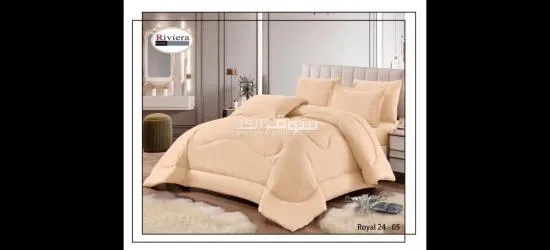 فرصه رائعه طقم ديباج رويال ساده ٦ قطع نفرين صيفي  قطن مايكرو - 16