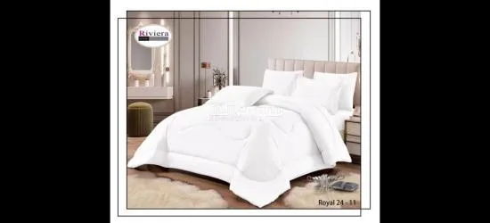 فرصه رائعه طقم ديباج رويال ساده ٦ قطع نفرين صيفي  قطن مايكرو - 18